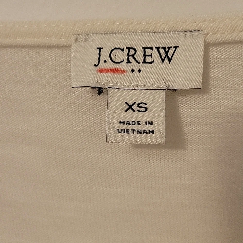 J. Crew white bodice